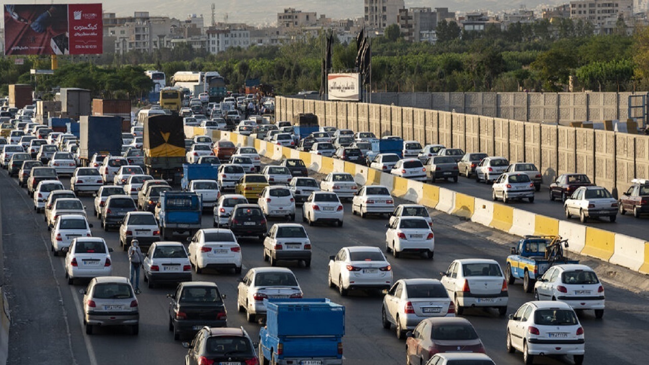 ترافیک سنگین در برخی ورودی‌های تهران