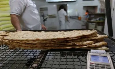 قیمت نان سنگک بالا رفت